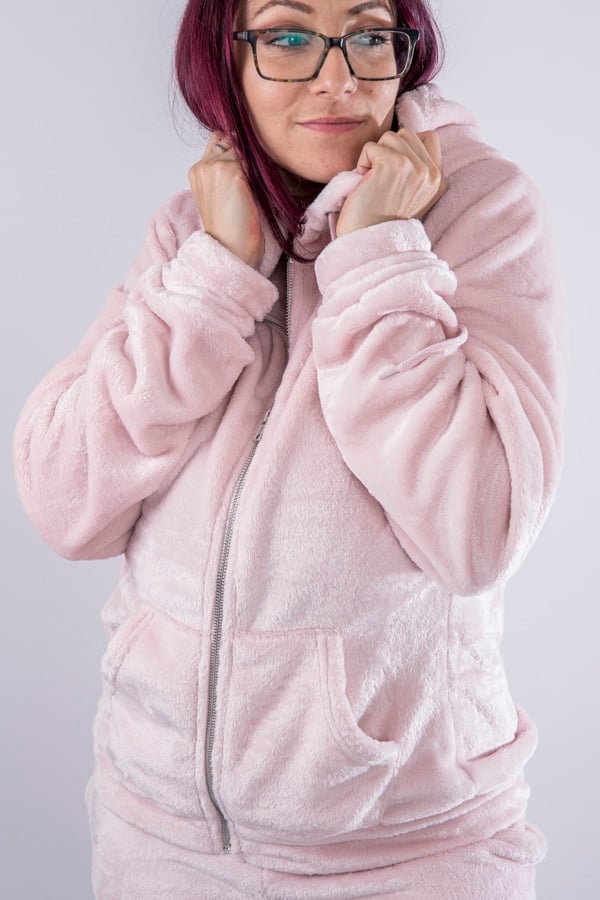 Sweatshirt en peluche – barbe à papa