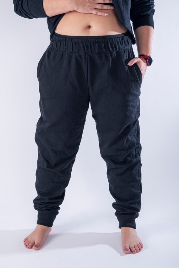 Jogging en French Terry – noir