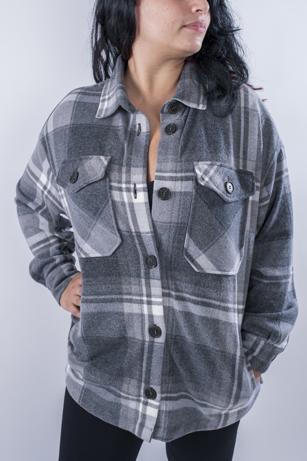 Veste en plaid – Roche